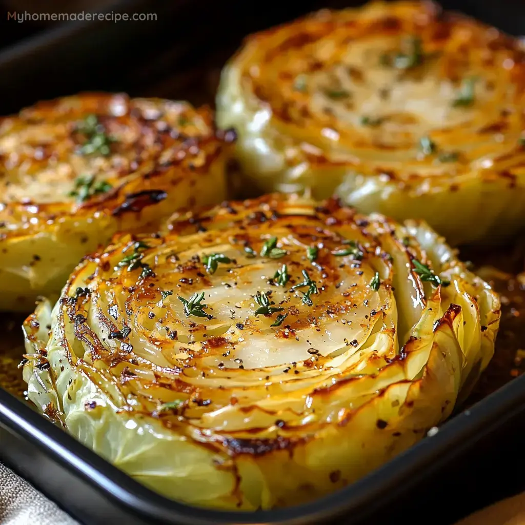 Healthy Baked Cabbage Steaks