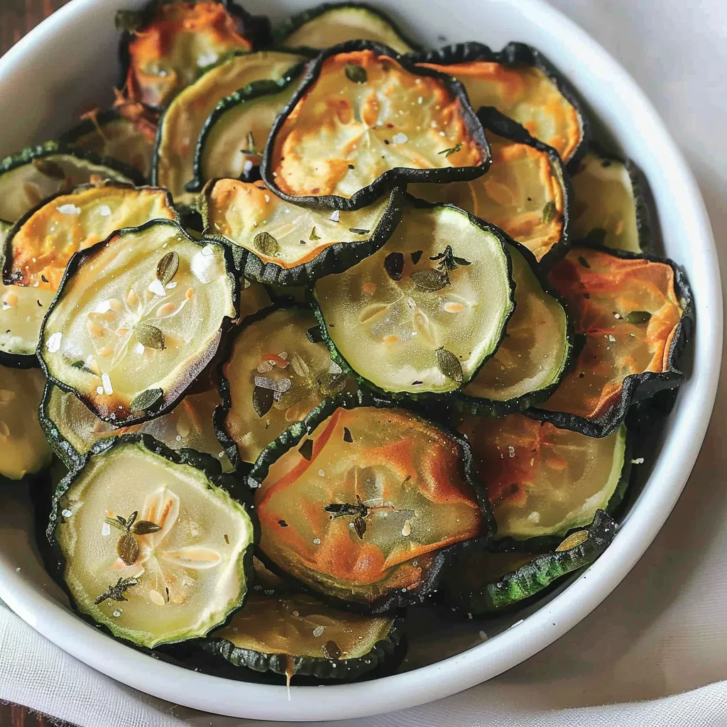 Baked Cucumber Chips