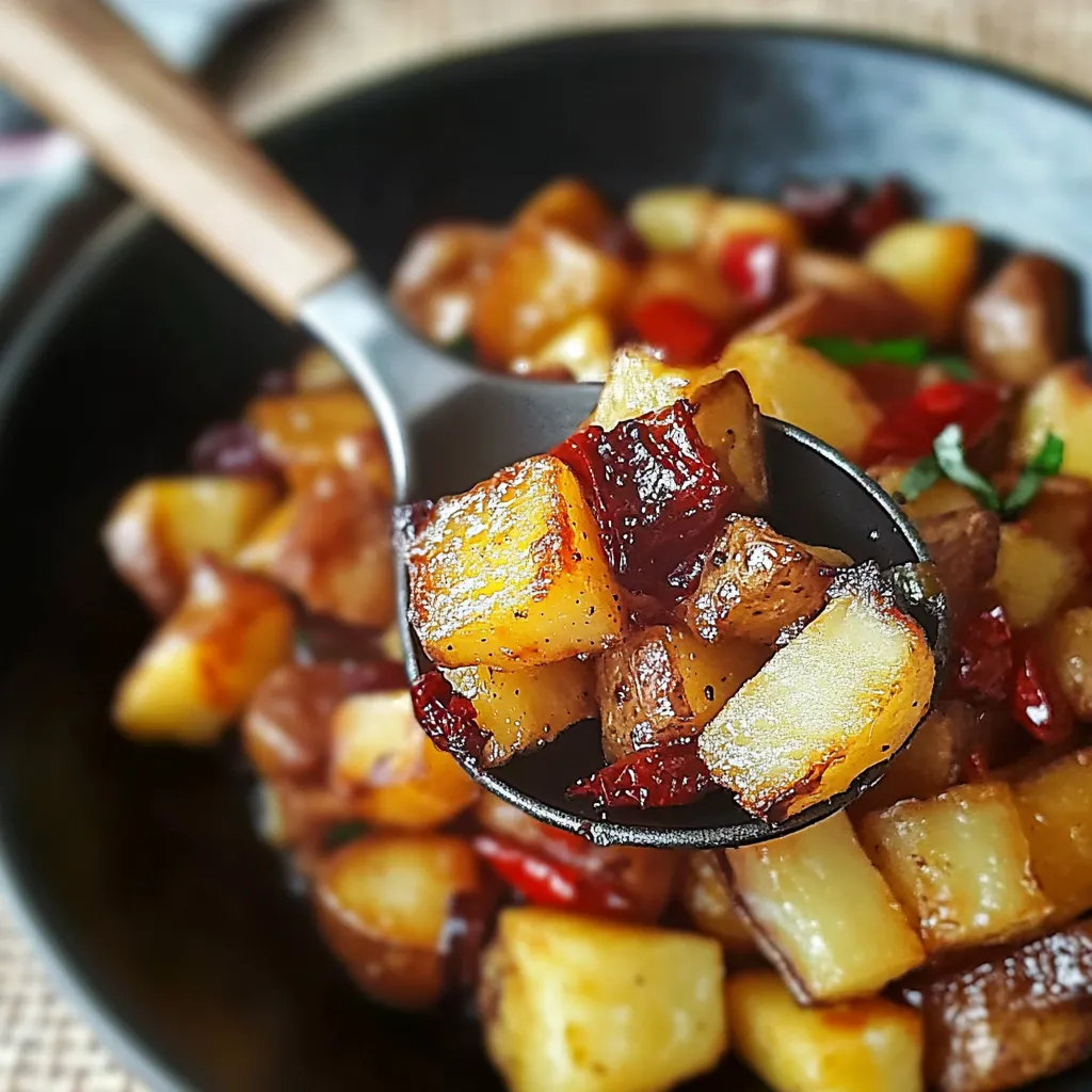 Bangin' Breakfast Potatoes with Bacon and Maple