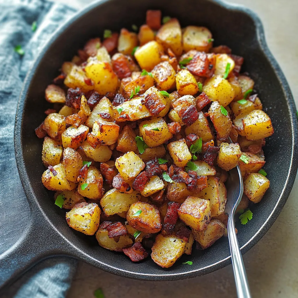 Bangin' Breakfast Potatoes with Bacon and Maple