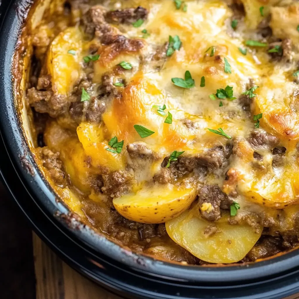 Beef and Potato Slow Cooker Dish (Tender, Cozy, Easy) - My Home Made Recipe