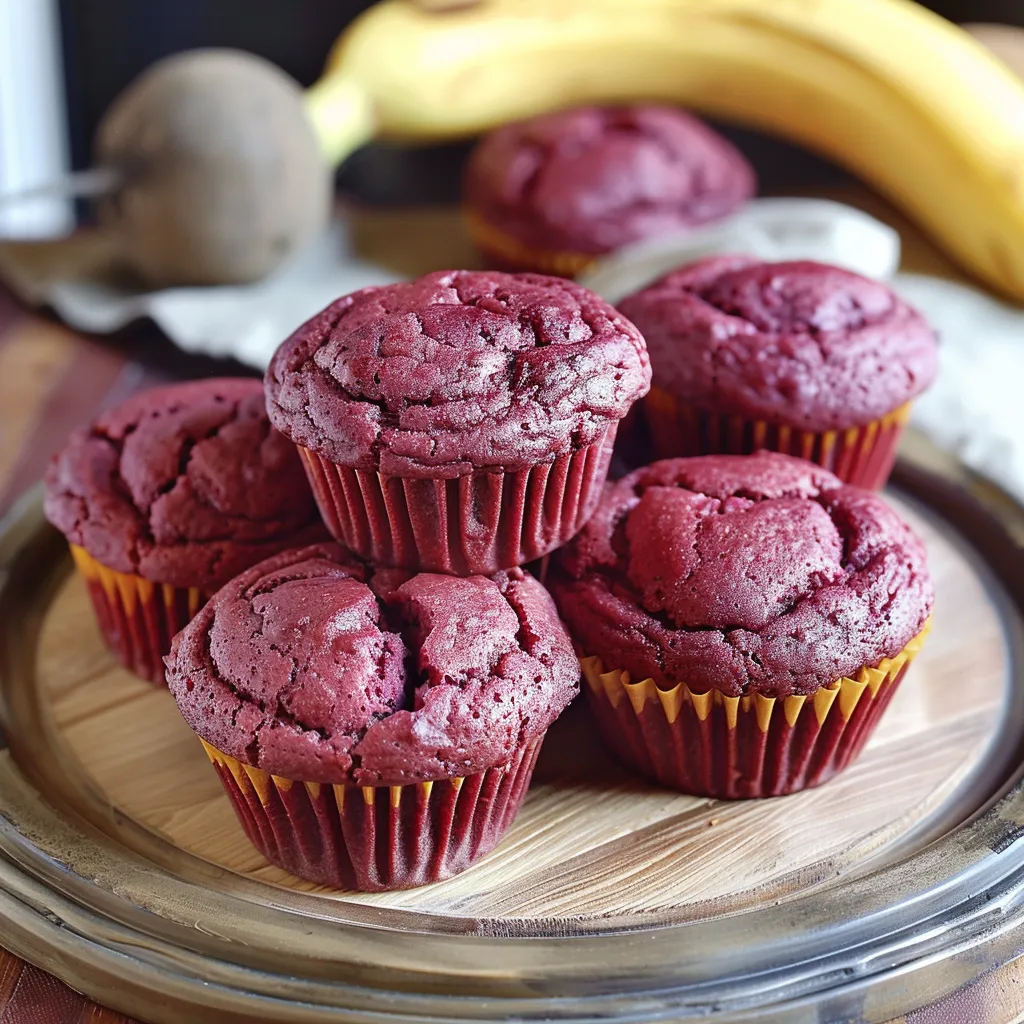 Easy Beet Muffins for Babies and Toddlers
