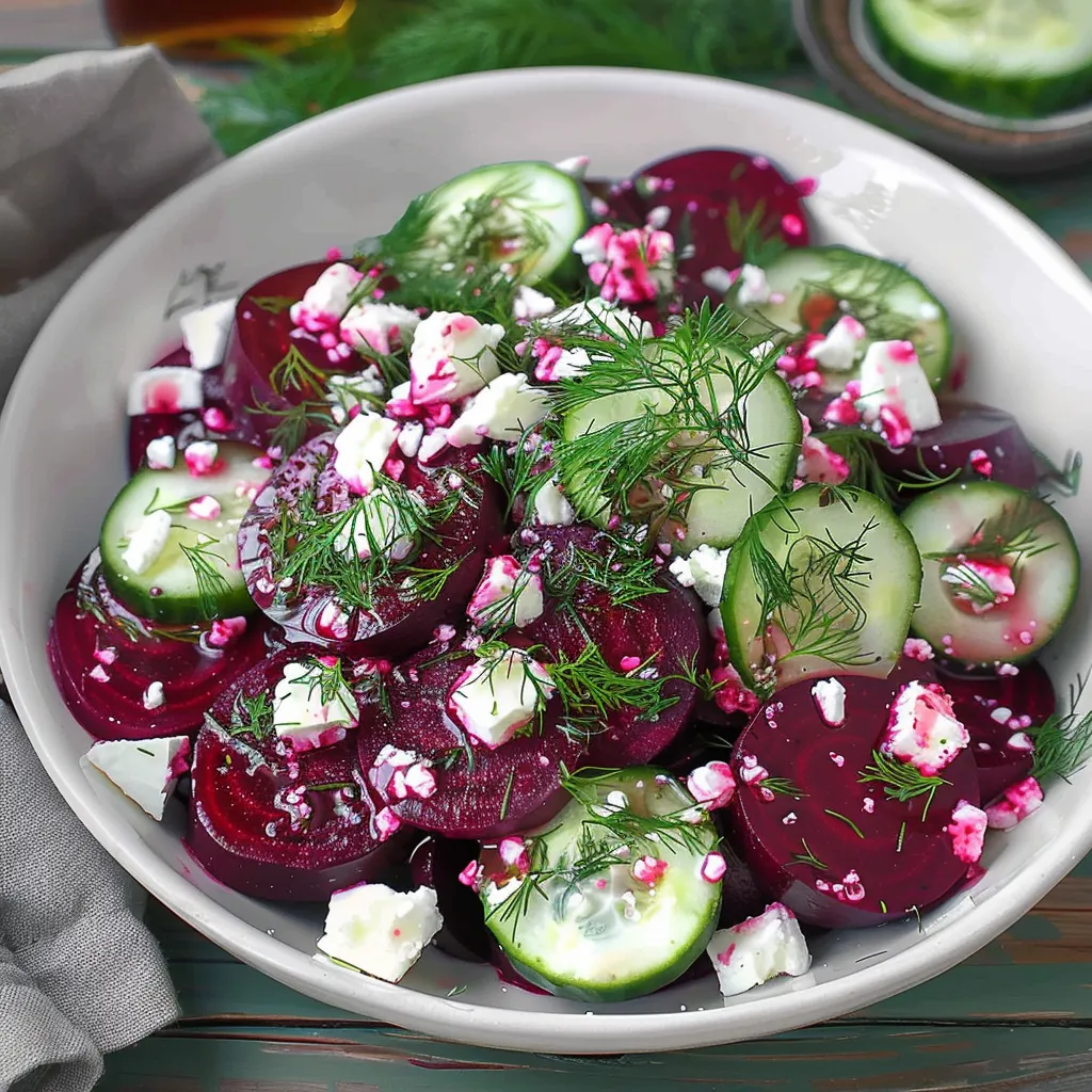 Beet Salad with Feta and Dill