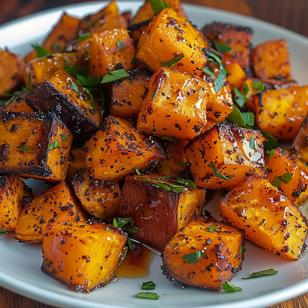 Best Roasted Sweet Potatoes with Maple & Spices