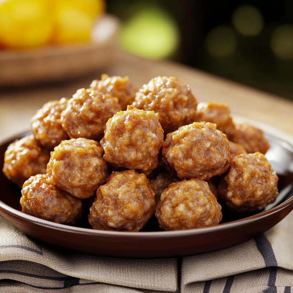 Easy Bisquick Sausage Balls