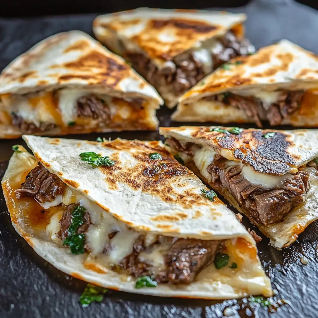 Juicy Steak Cheese Quesadillas Blackstone