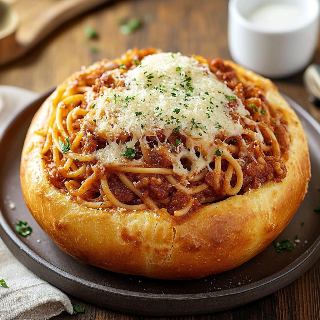 Delicious Bread Bowl Spaghetti Recipe For A Cozy Dinner