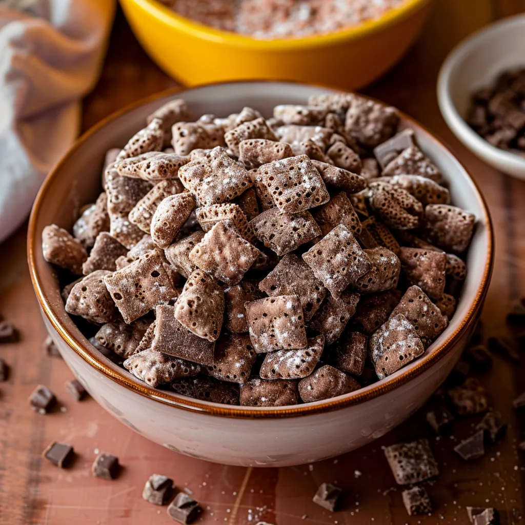 Brownie Batter Puppy Chow