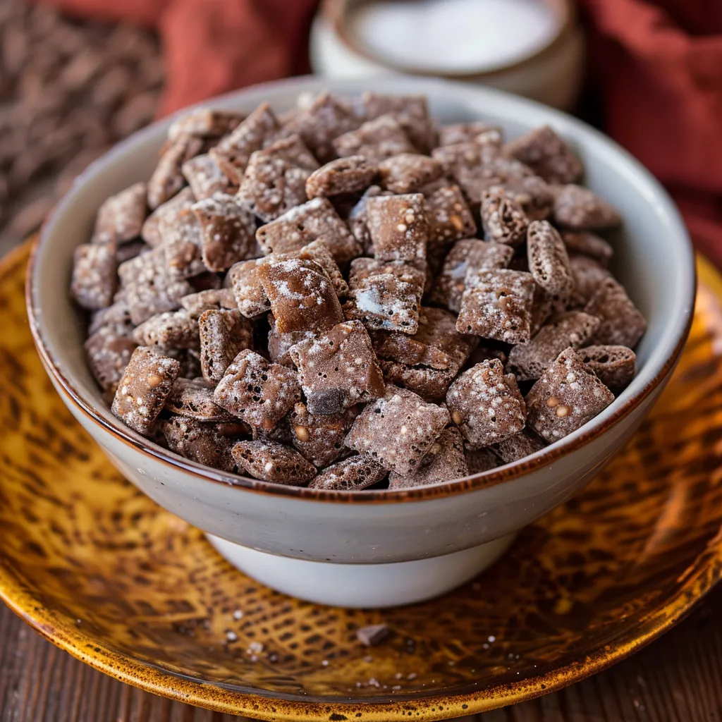 Brownie Batter Puppy Chow