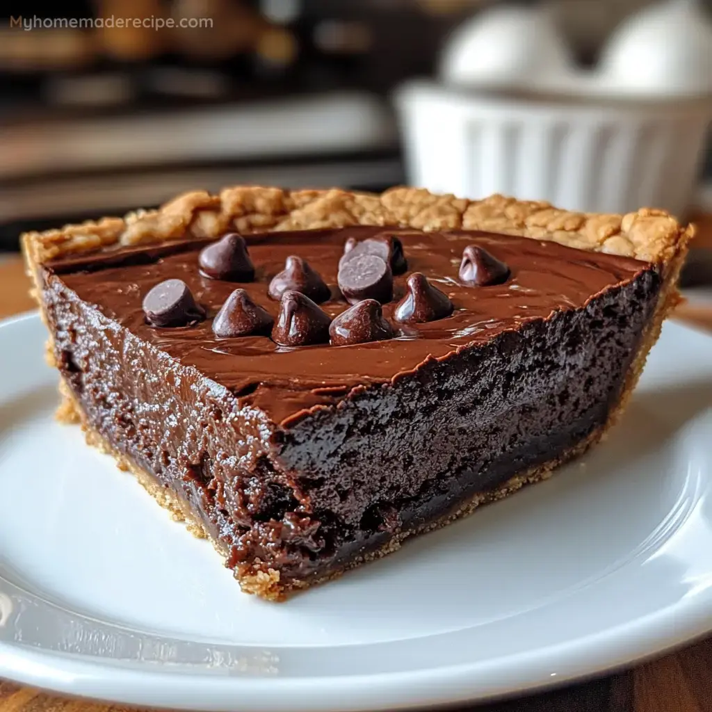 Decadent Brownie Pie