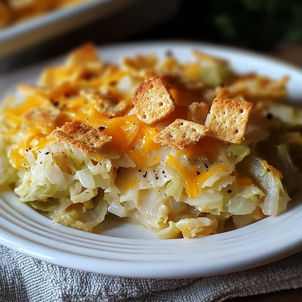Luscious Cabbage with Crunchy Top