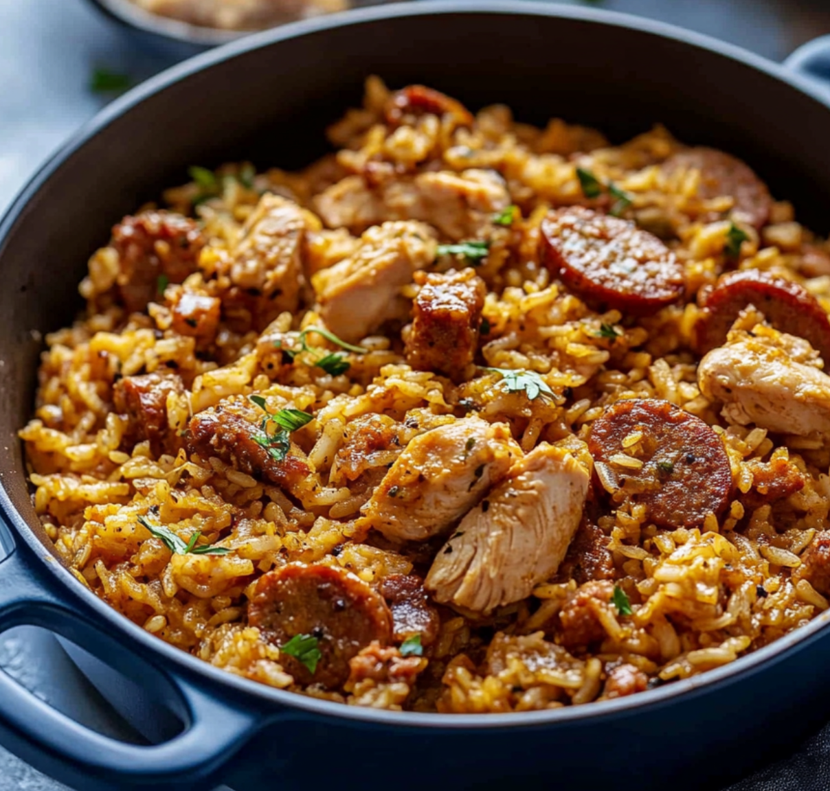 Authentic Cajun Chicken and Sausage Jambalaya