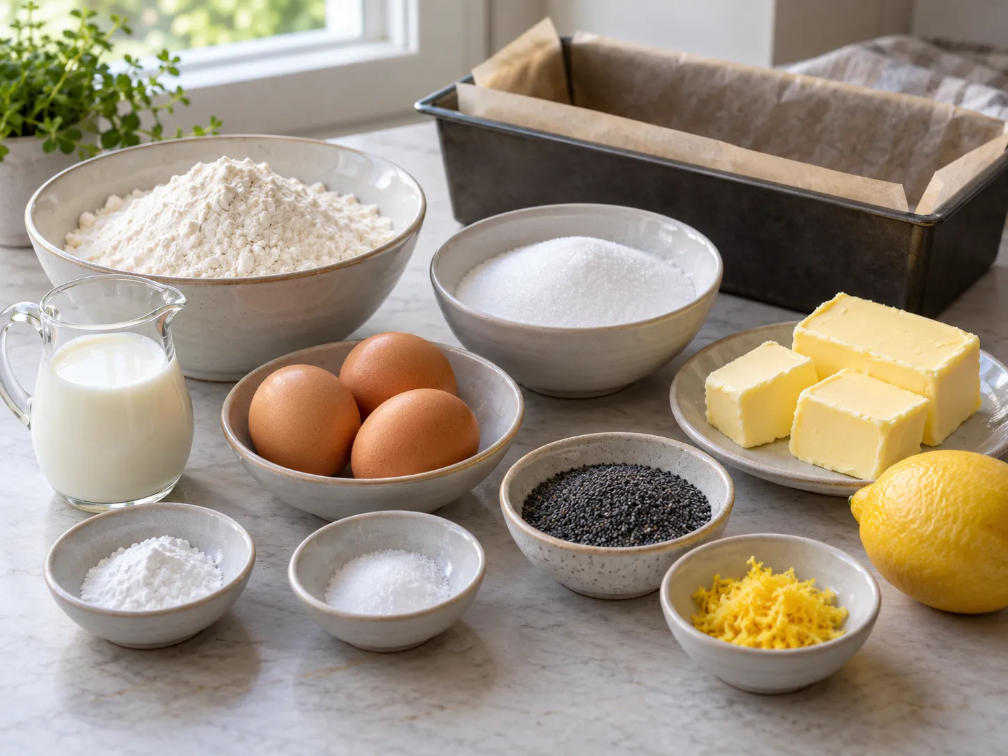 unsalted butter, softened, granulated sugar, large eggs, all-purpose wheat flour
