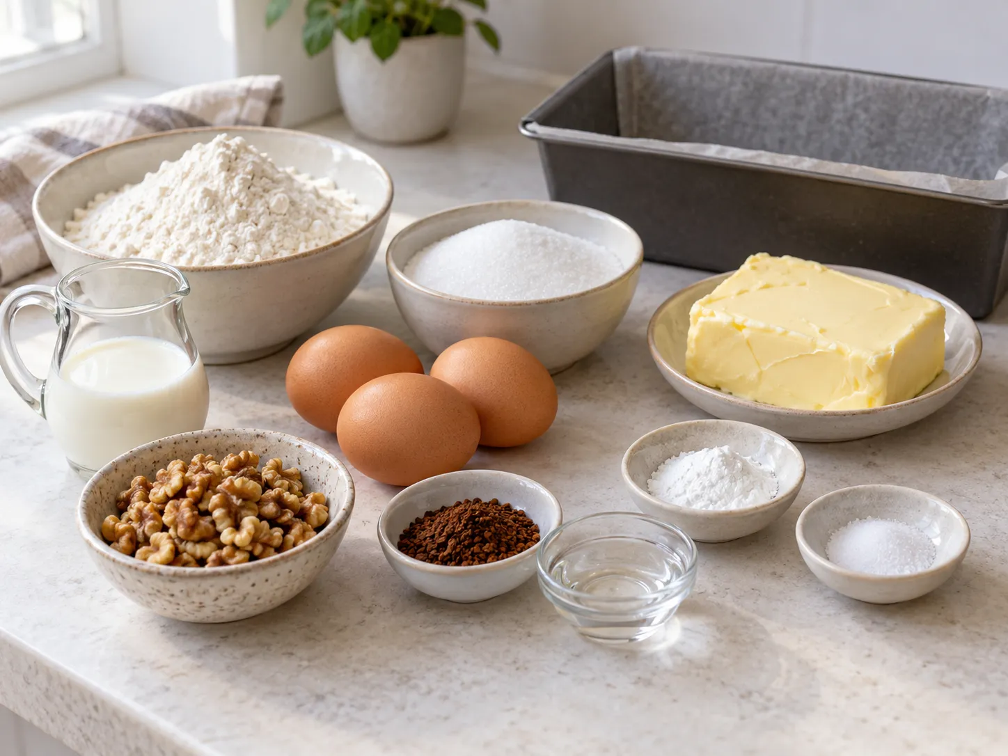 unsalted butter, softened, granulated sugar, large eggs, all-purpose wheat flour