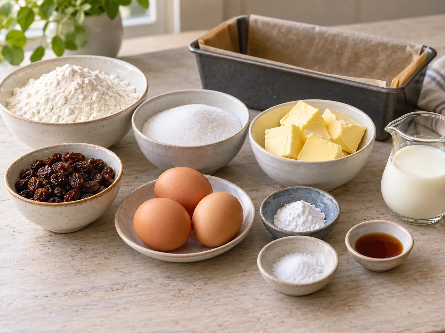 unsalted butter, softened, granulated sugar, large eggs, all-purpose wheat flour
