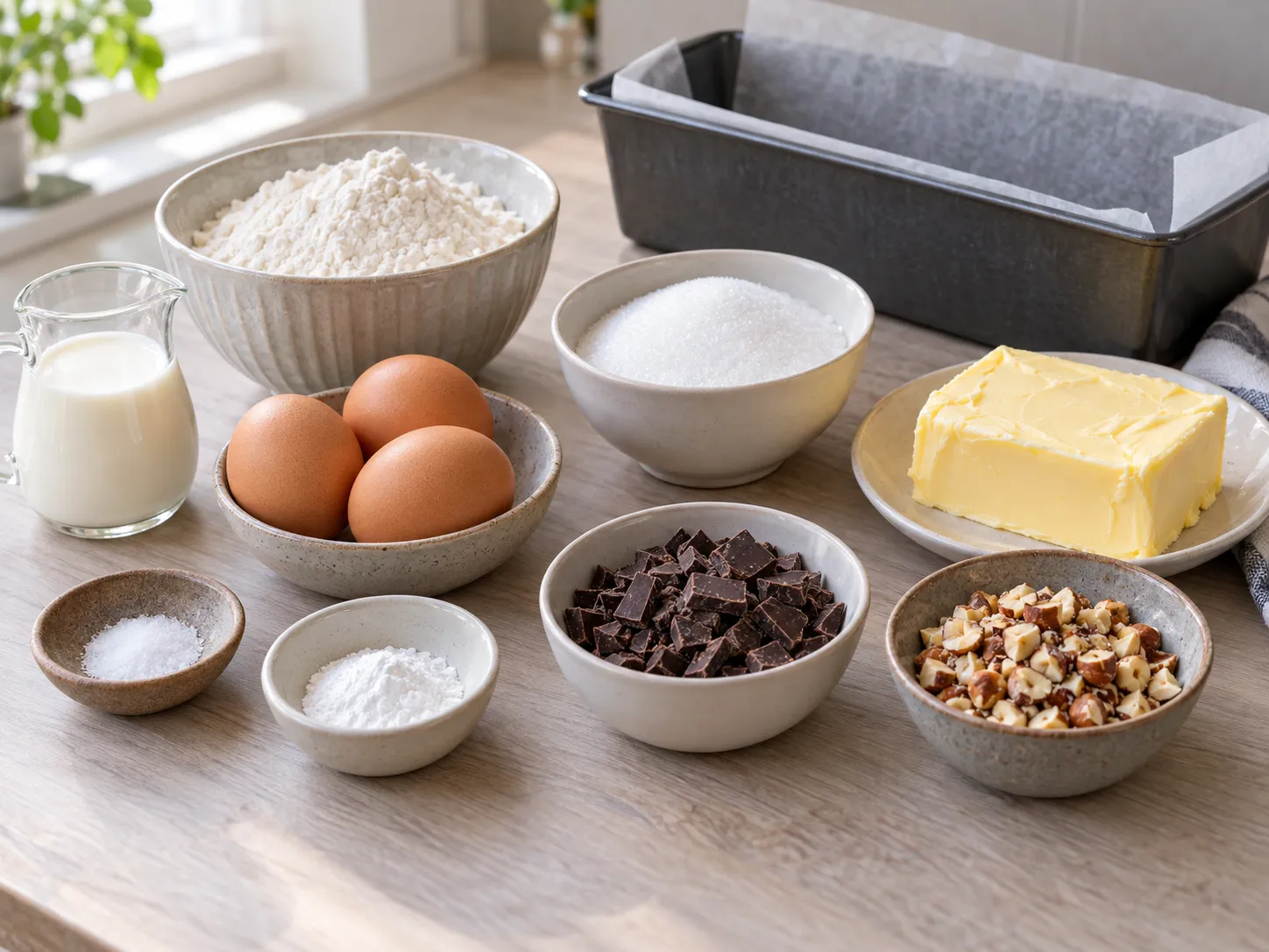 unsalted butter, softened, granulated sugar, large eggs, all-purpose wheat flour