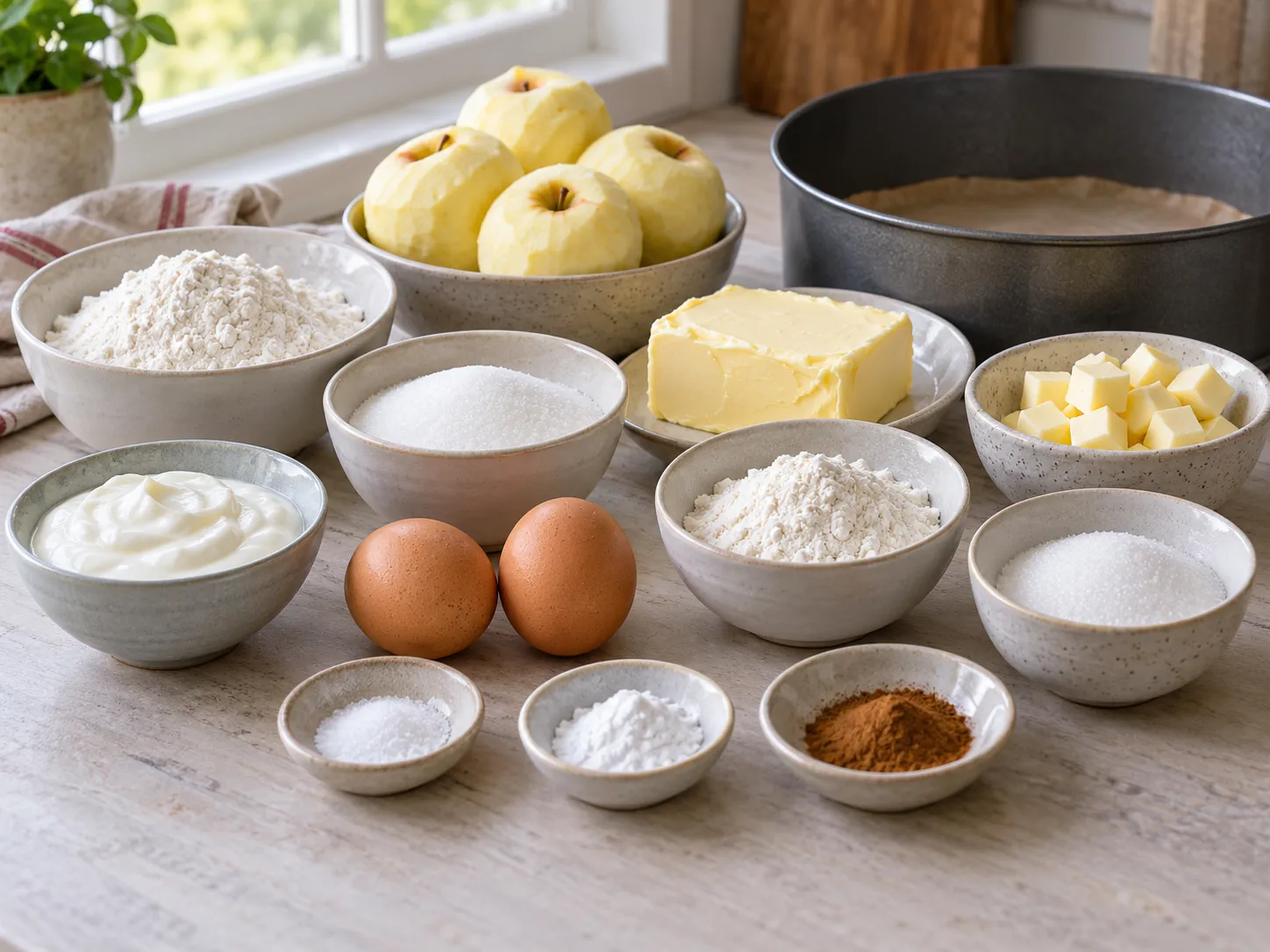 unsalted butter, softened, granulated sugar, large eggs, all-purpose wheat flour
