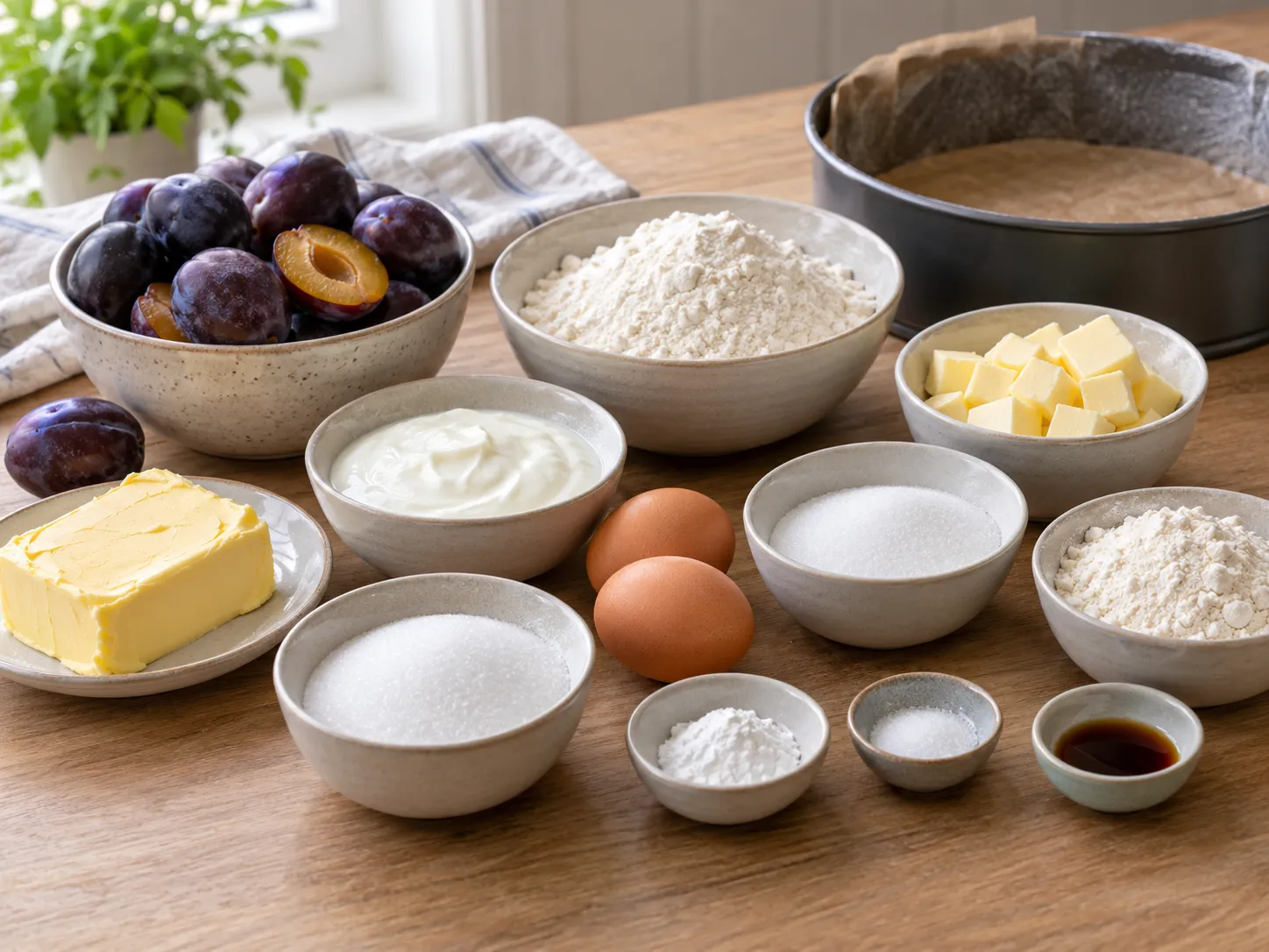 unsalted butter, softened, granulated sugar, large eggs, all-purpose wheat flour