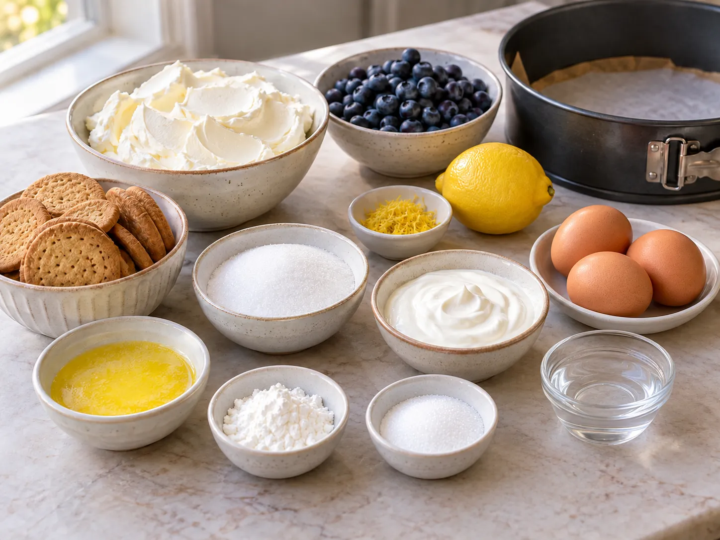 plain butter biscuits, without filling, unsalted butter, softened, full-fat cream cheese, plain, gr