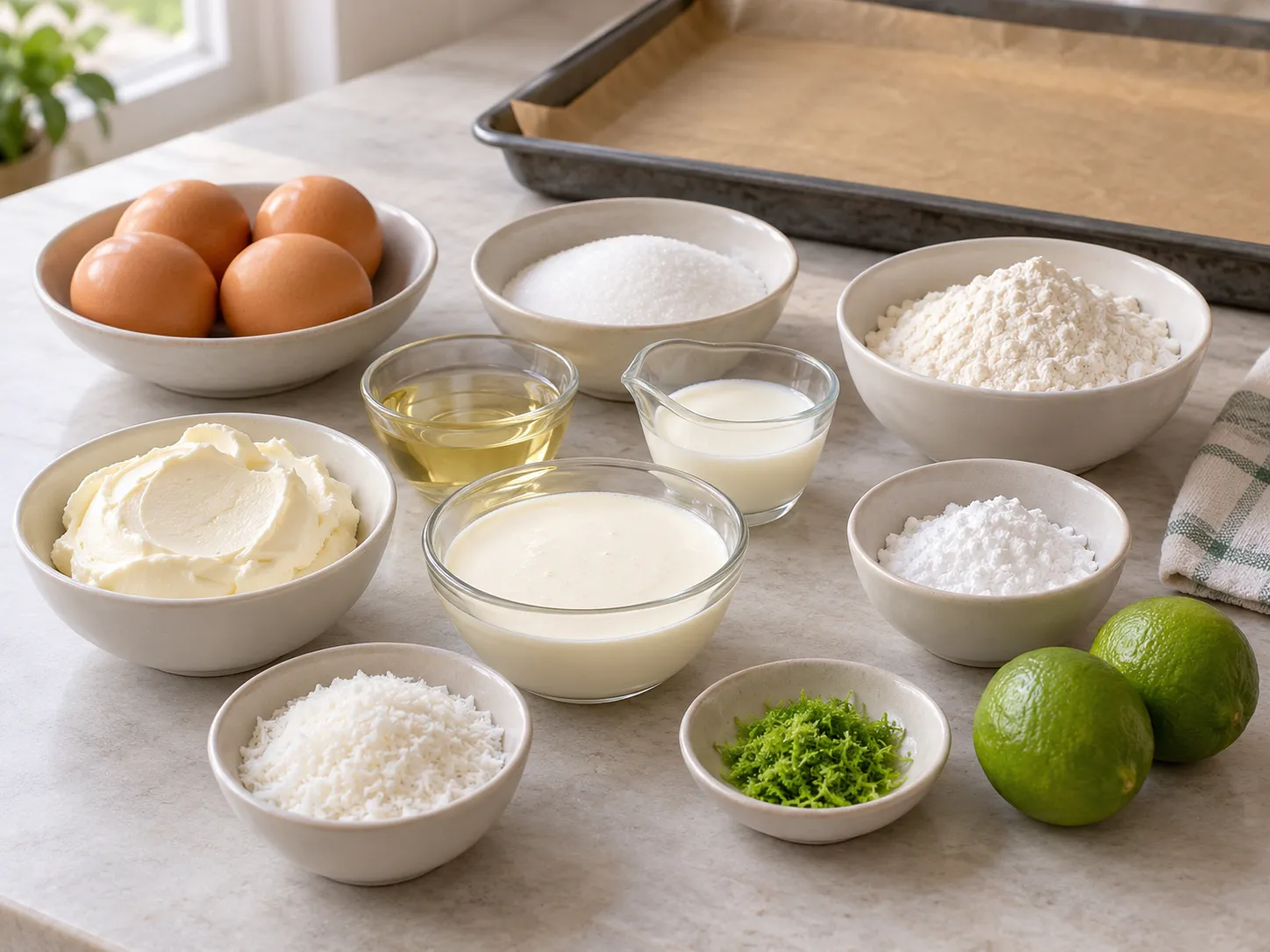 large eggs, granulated sugar, all-purpose wheat flour, neutral sunflower oil