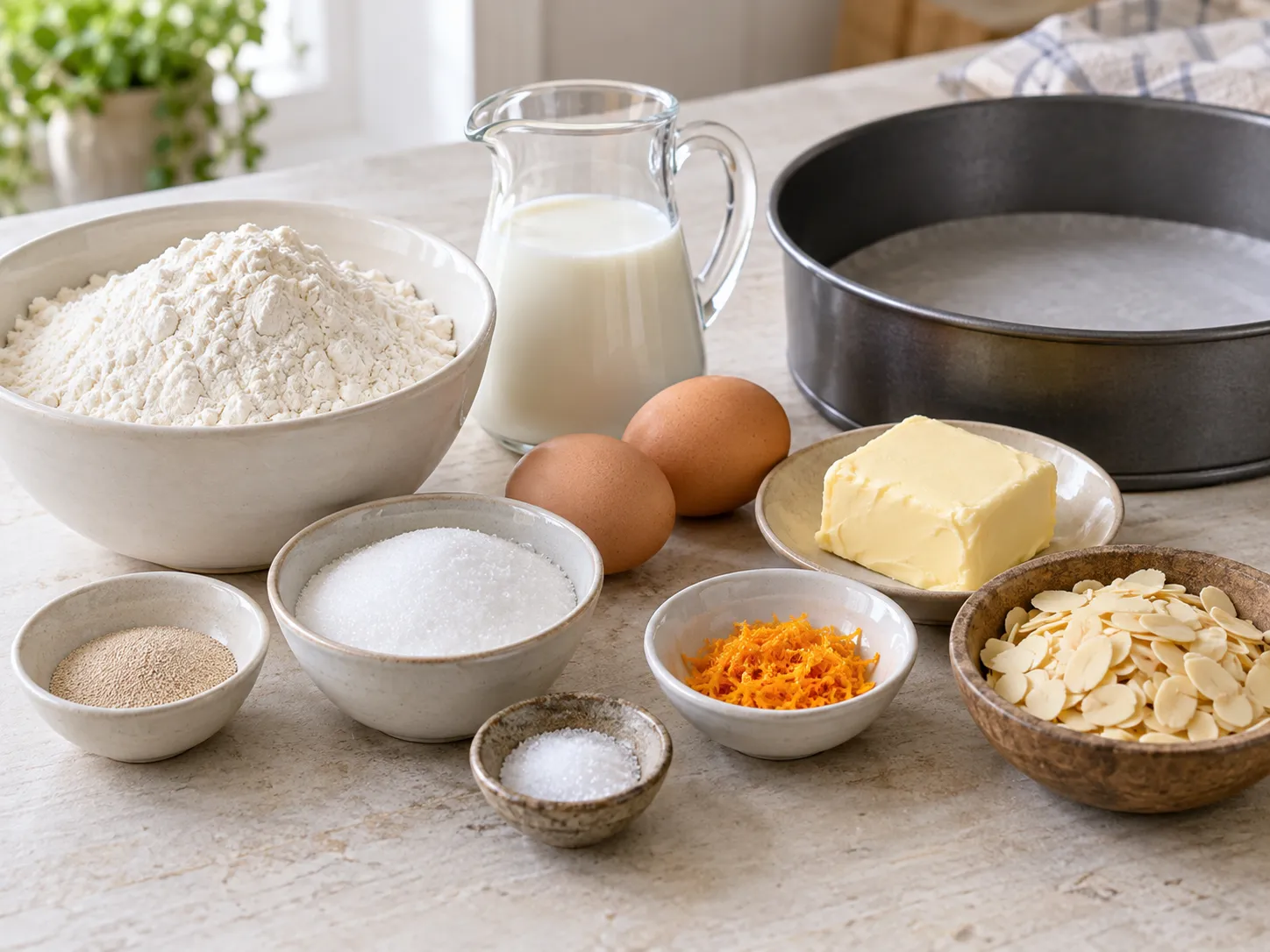all-purpose wheat flour, instant dry yeast, granulated sugar, fine salt