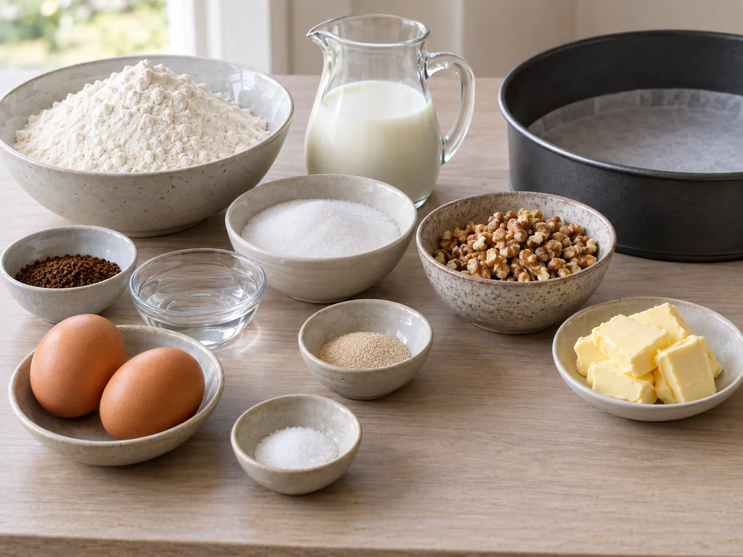 all-purpose wheat flour, instant dry yeast, granulated sugar, fine salt