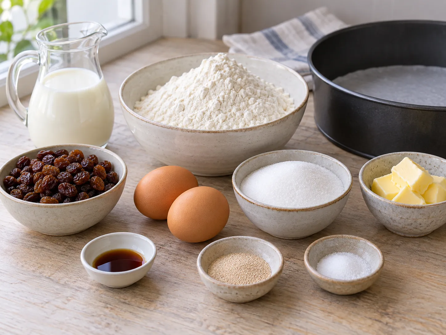 all-purpose wheat flour, instant dry yeast, granulated sugar, fine salt
