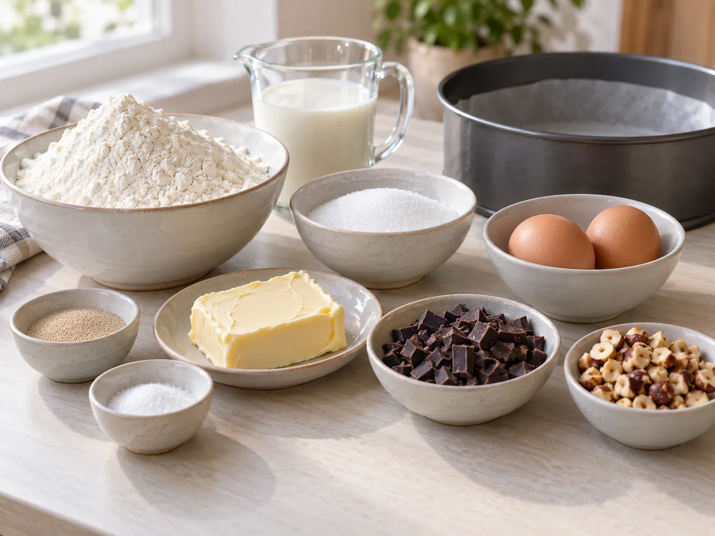 all-purpose wheat flour, instant dry yeast, granulated sugar, fine salt