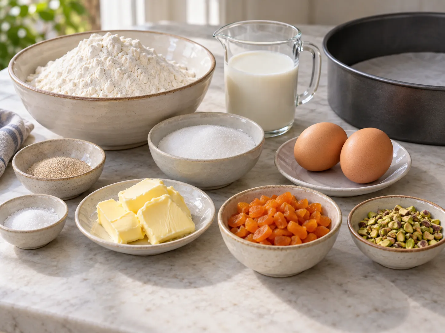all-purpose wheat flour, instant dry yeast, granulated sugar, fine salt