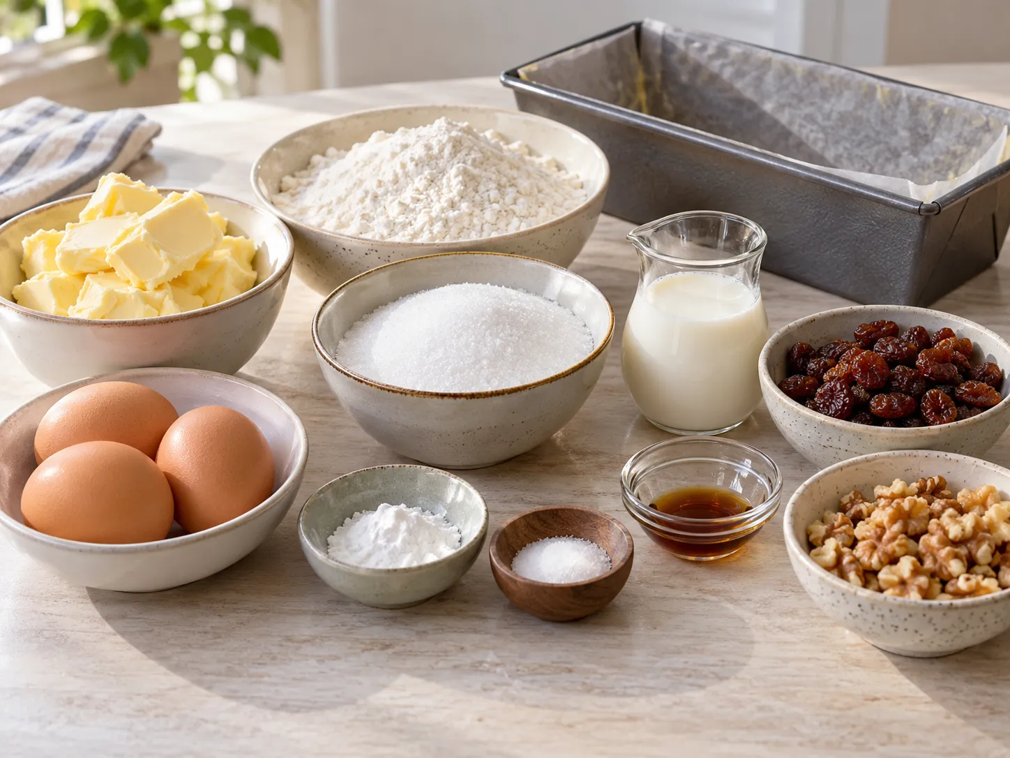 unsalted butter, softened, granulated sugar, large eggs, all-purpose wheat flour