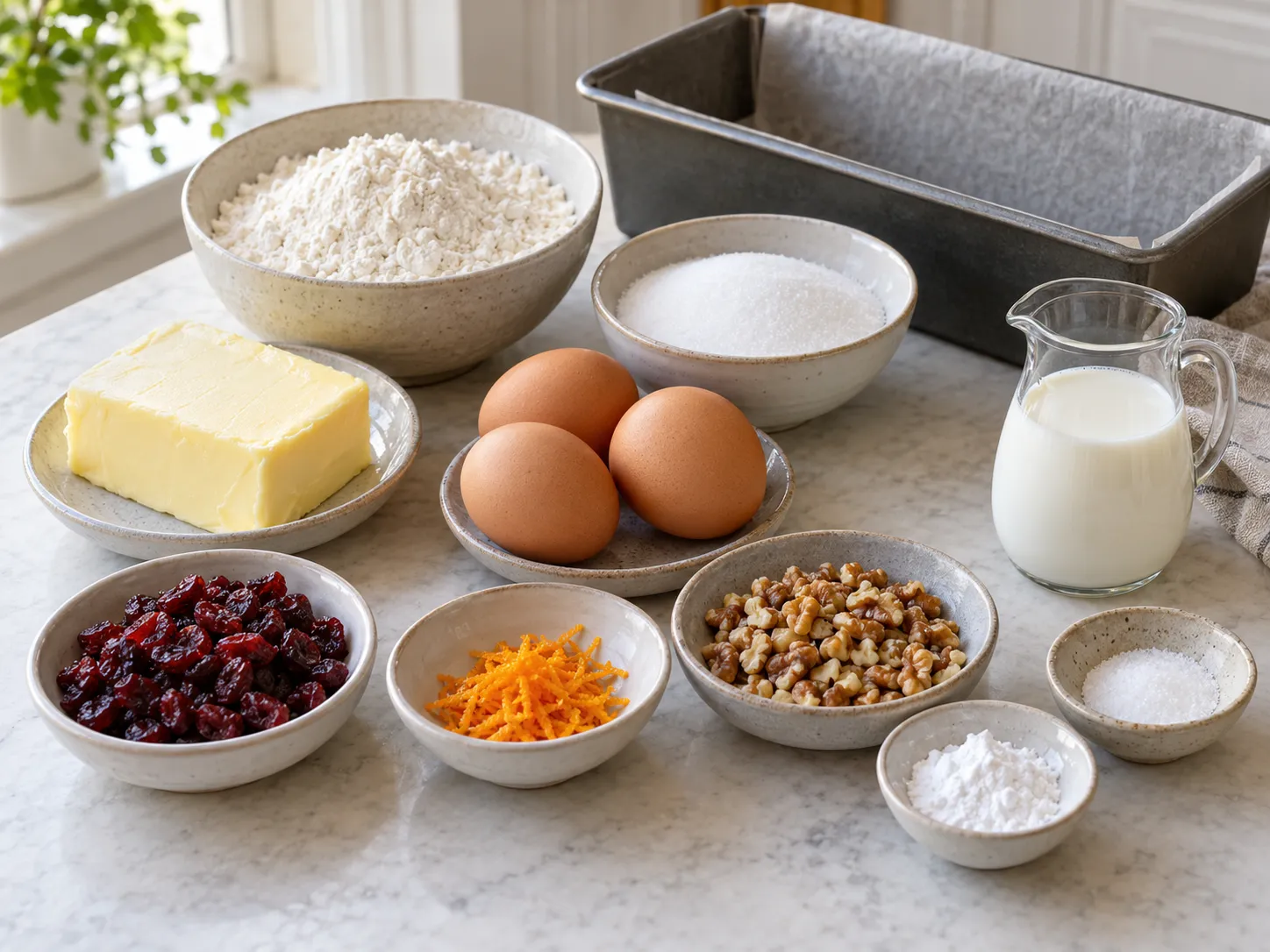 unsalted butter, softened, granulated sugar, large eggs, all-purpose wheat flour