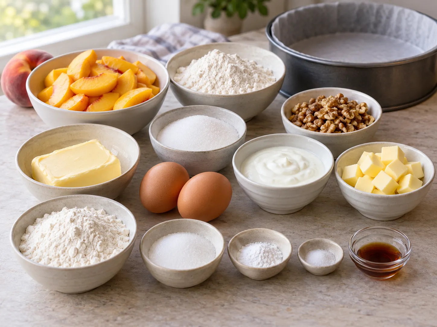 unsalted butter, softened, granulated sugar, large eggs, all-purpose wheat flour