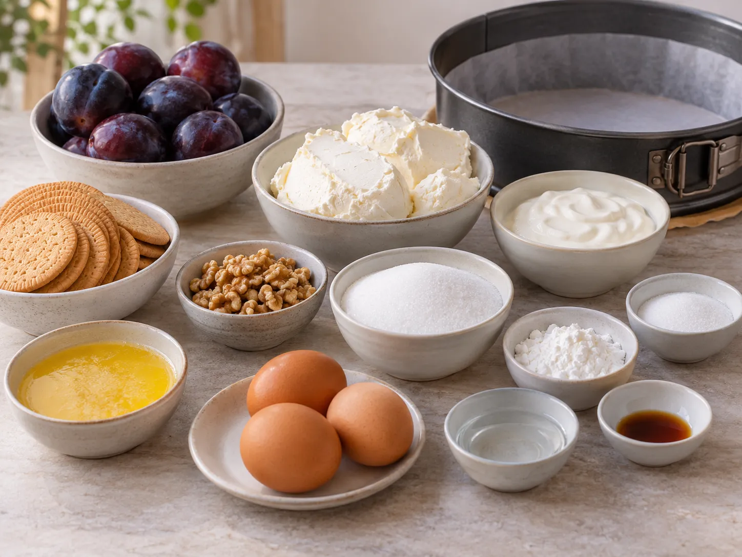 plain butter biscuits, without filling, unsalted butter, softened, full-fat cream cheese, plain, gr
