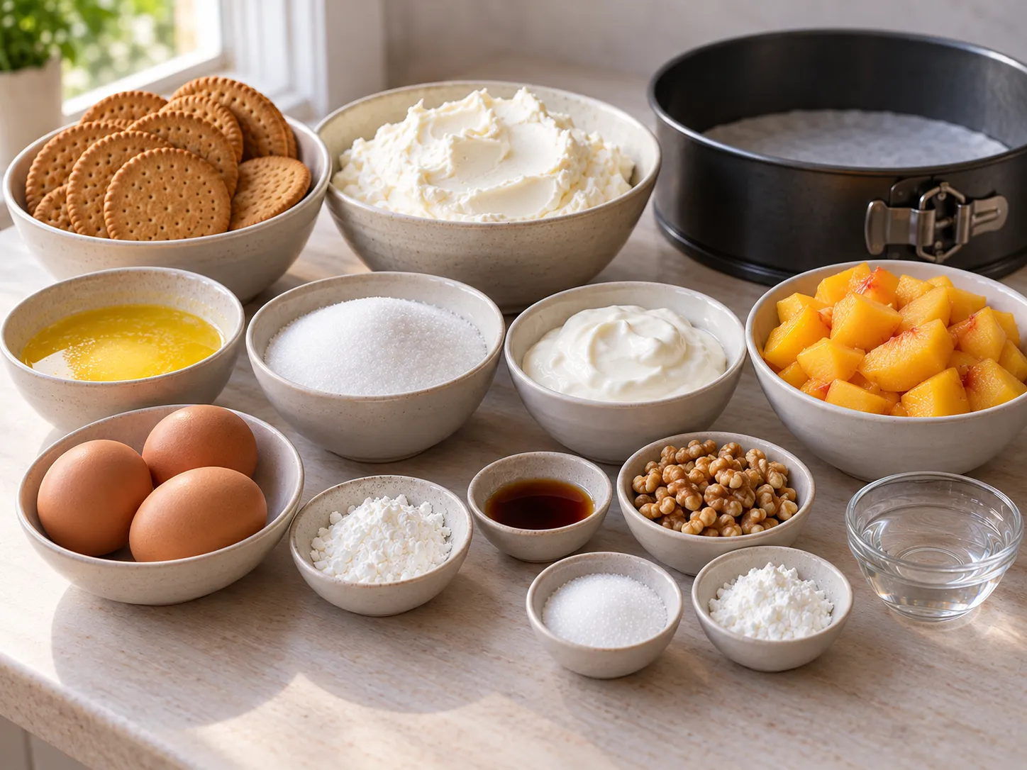 plain butter biscuits, without filling, unsalted butter, softened, full-fat cream cheese, plain, gr