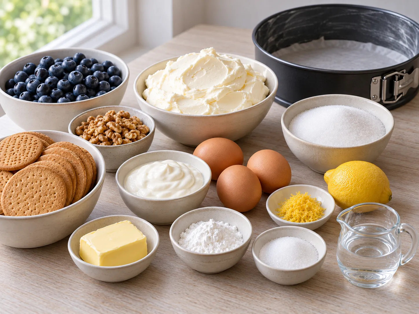 plain butter biscuits, without filling, unsalted butter, softened, full-fat cream cheese, plain, gr