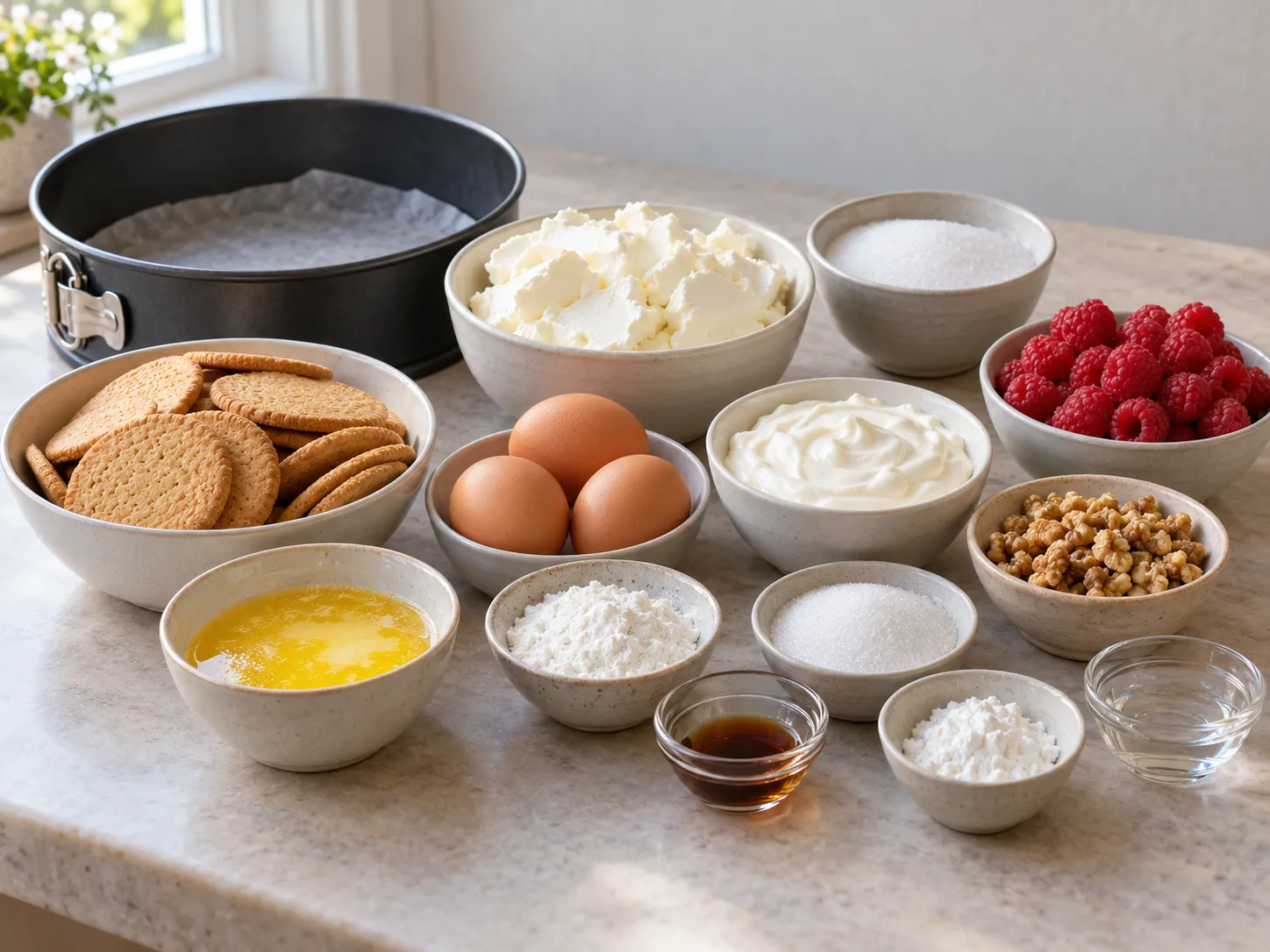 plain butter biscuits, without filling, unsalted butter, softened, full-fat cream cheese, plain, gr