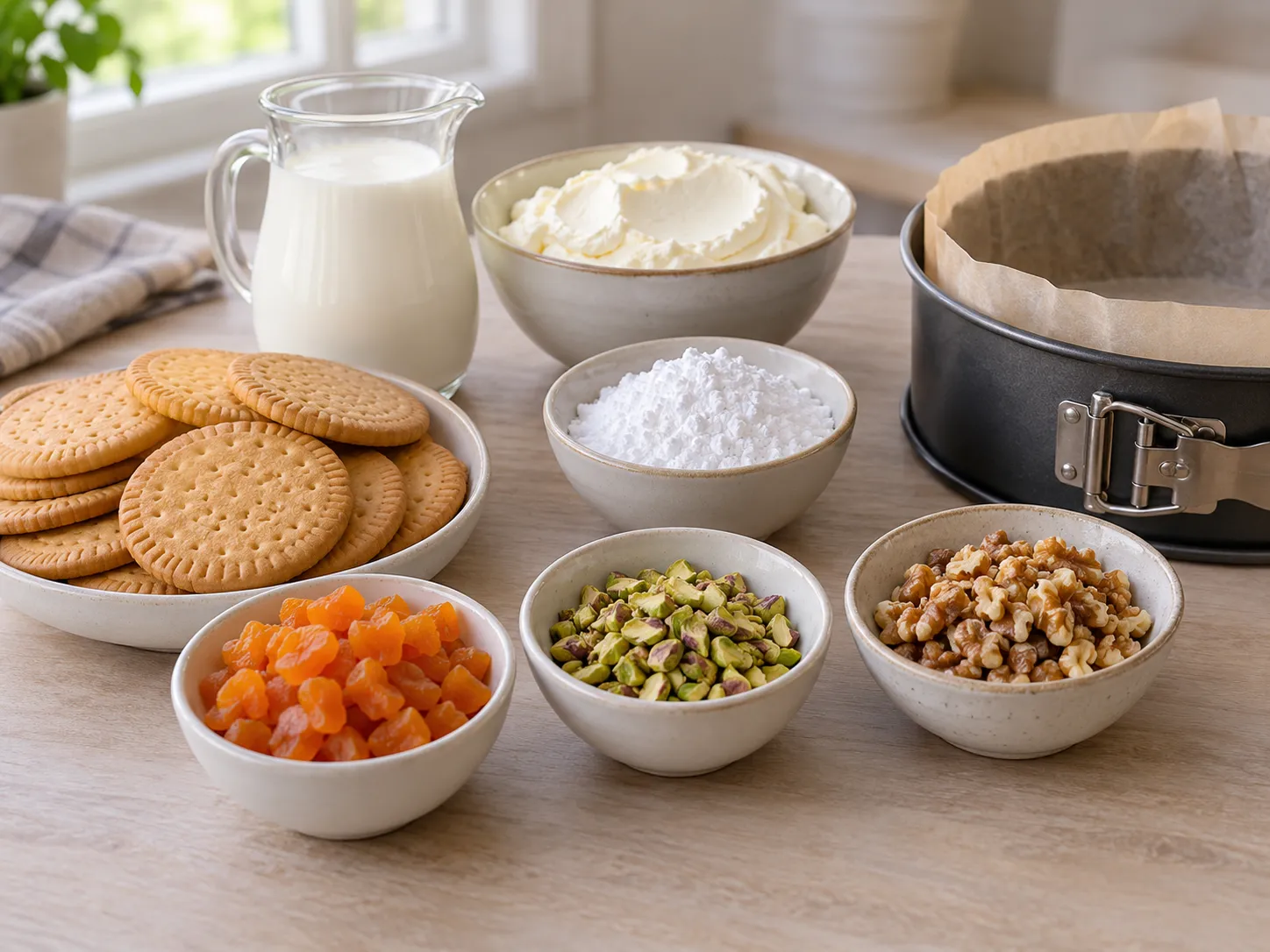 plain butter biscuits, without filling, mascarpone, chilled, whipping cream, at least 35% fat, chil