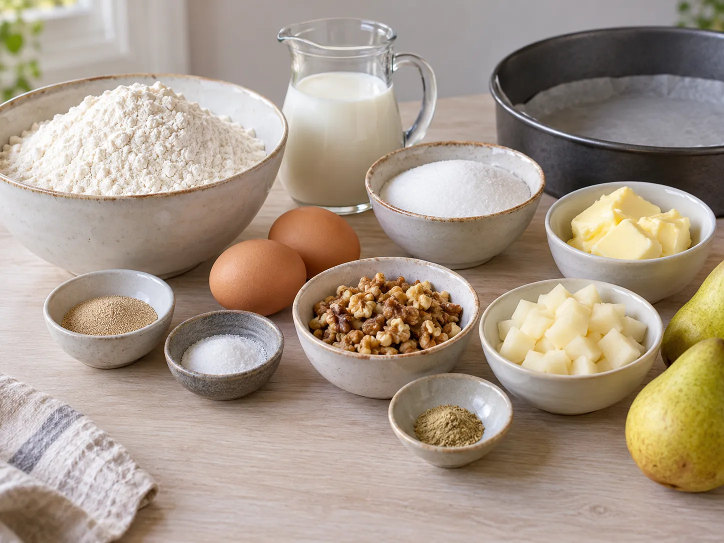 all-purpose wheat flour, instant dry yeast, granulated sugar, fine salt