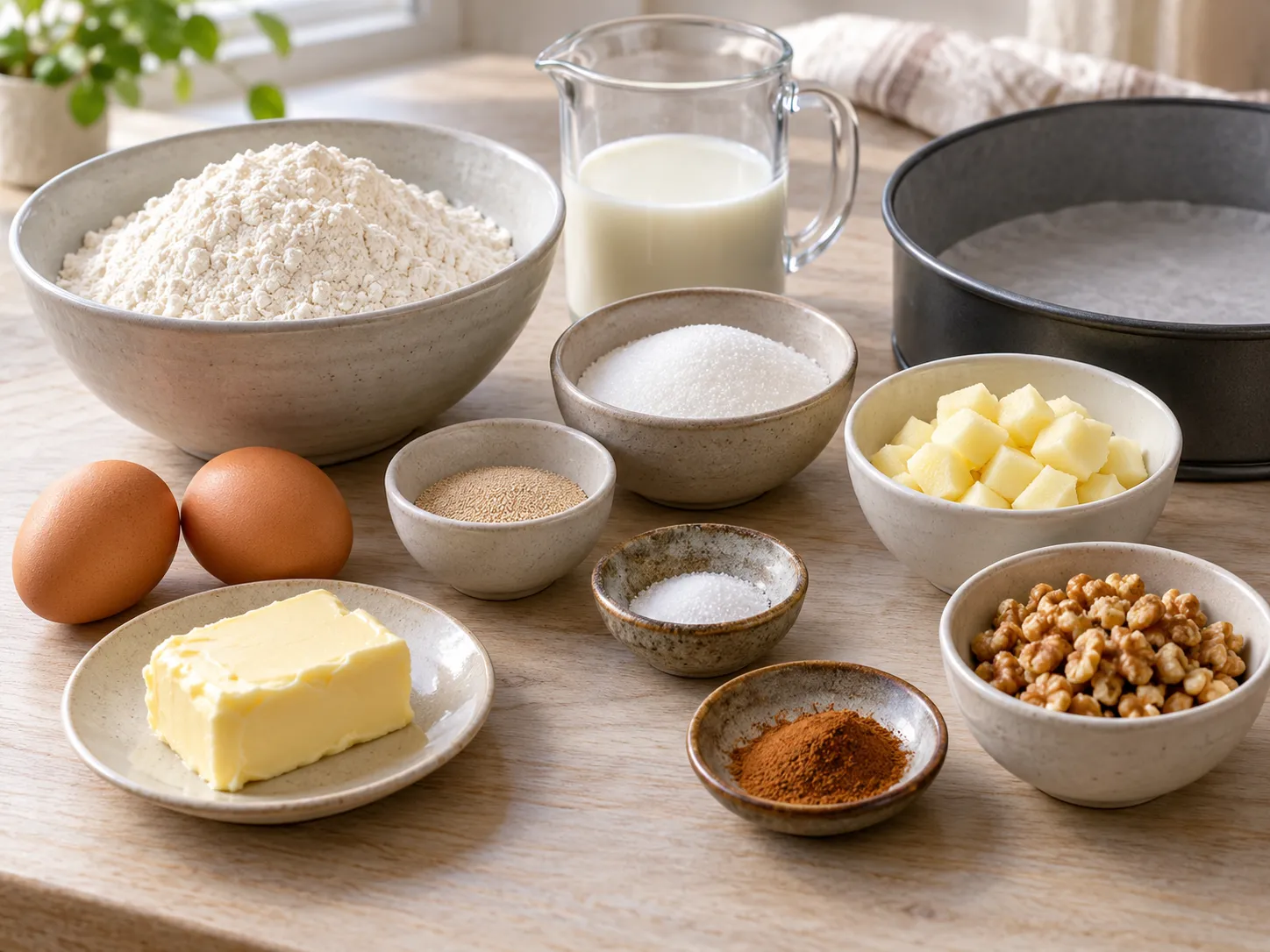 all-purpose wheat flour, instant dry yeast, granulated sugar, fine salt