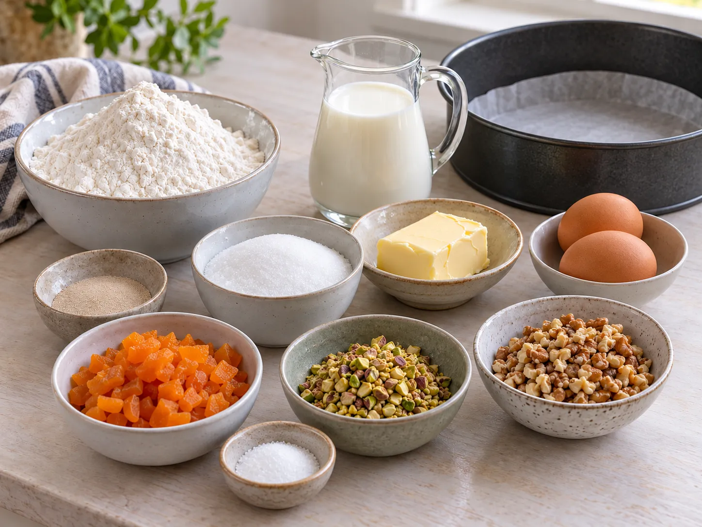 all-purpose wheat flour, instant dry yeast, granulated sugar, fine salt