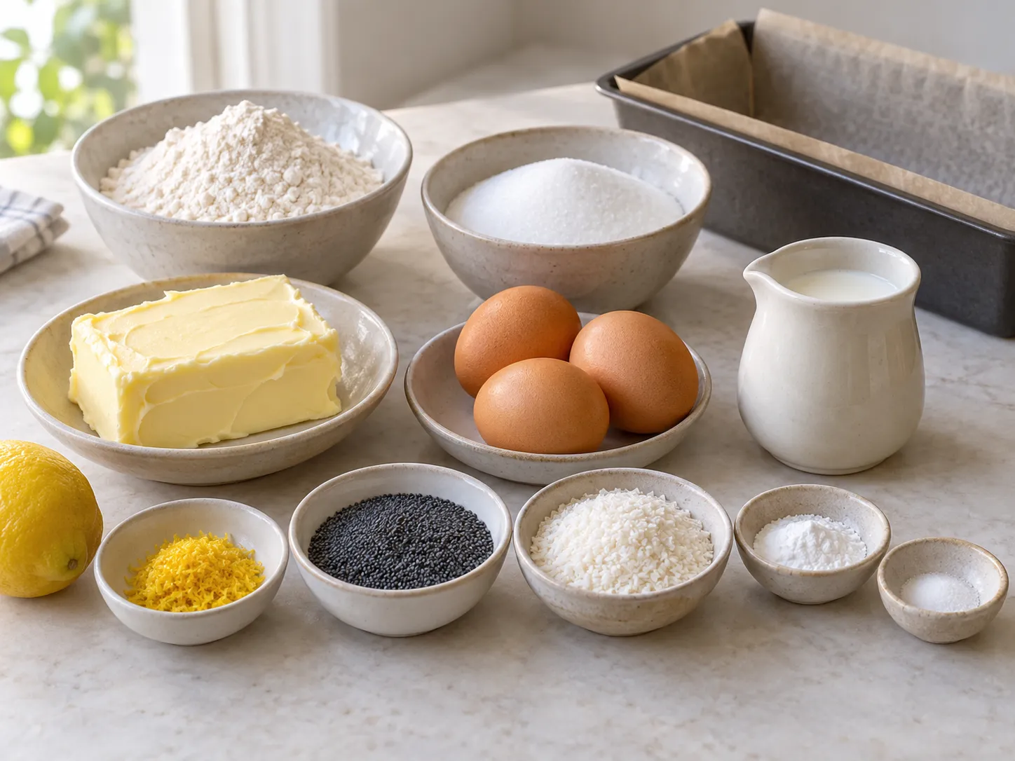 unsalted butter, softened, granulated sugar, large eggs, all-purpose wheat flour