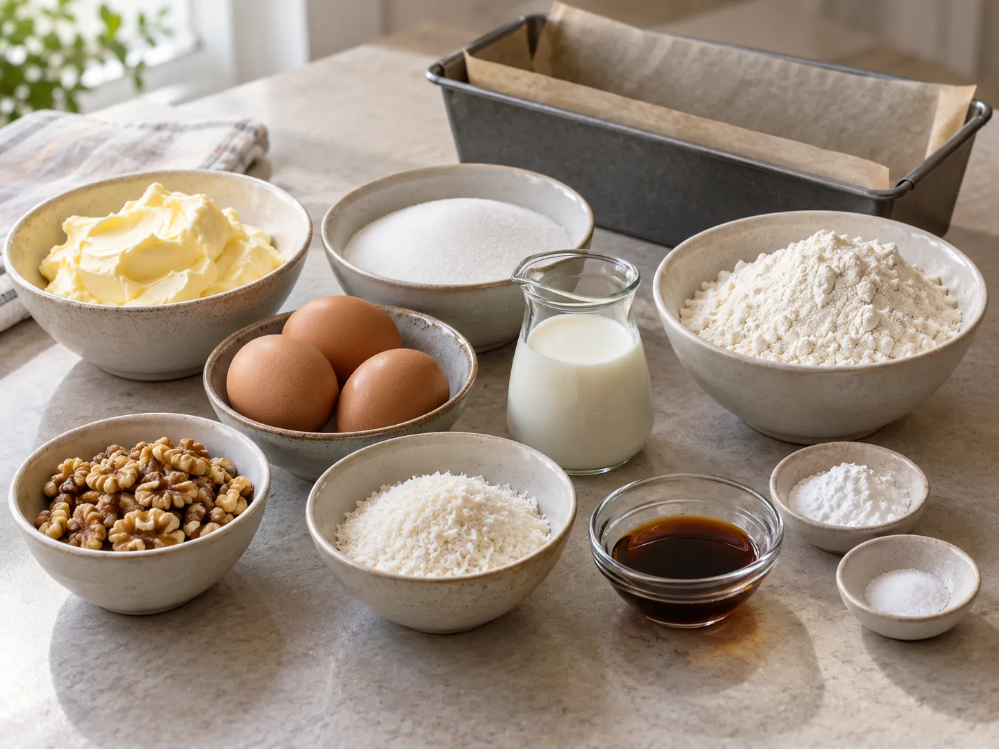 unsalted butter, softened, granulated sugar, large eggs, all-purpose wheat flour