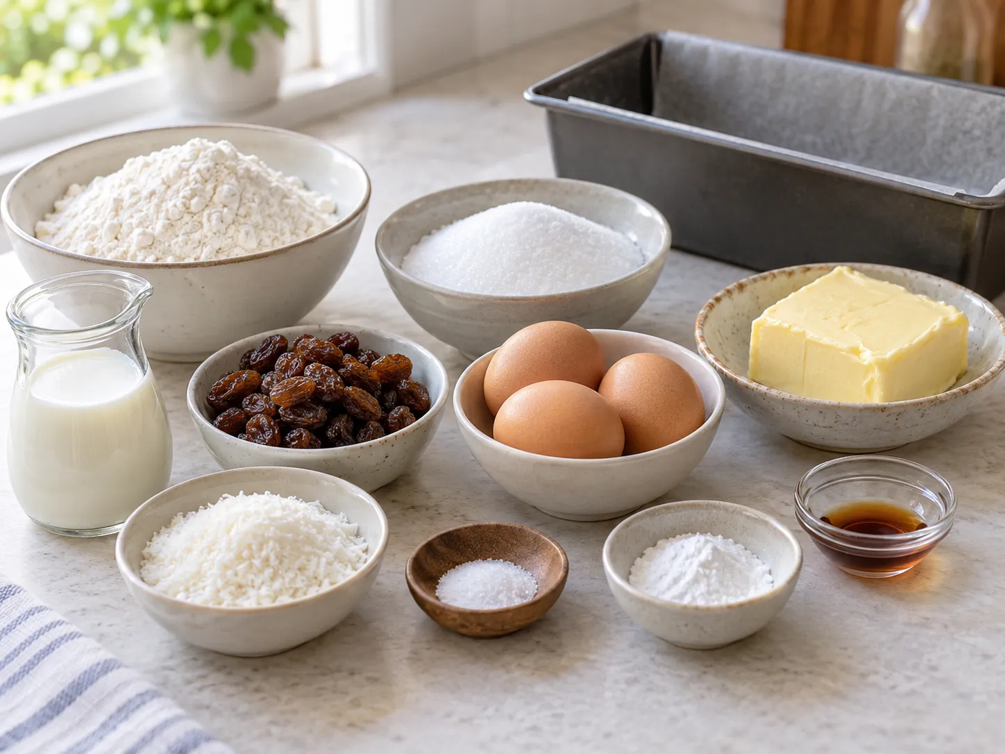 unsalted butter, softened, granulated sugar, large eggs, all-purpose wheat flour