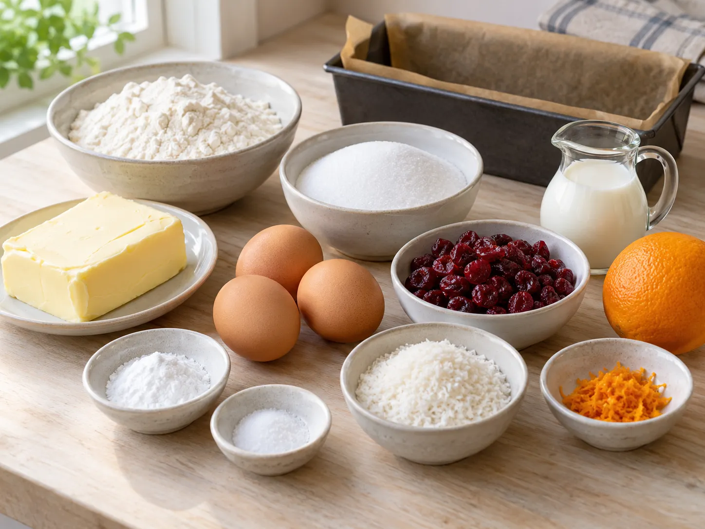 unsalted butter, softened, granulated sugar, large eggs, all-purpose wheat flour