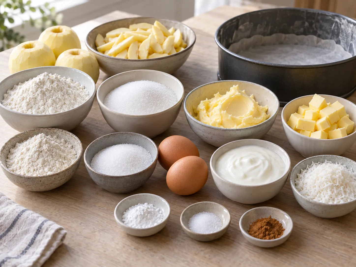 unsalted butter, softened, granulated sugar, large eggs, all-purpose wheat flour