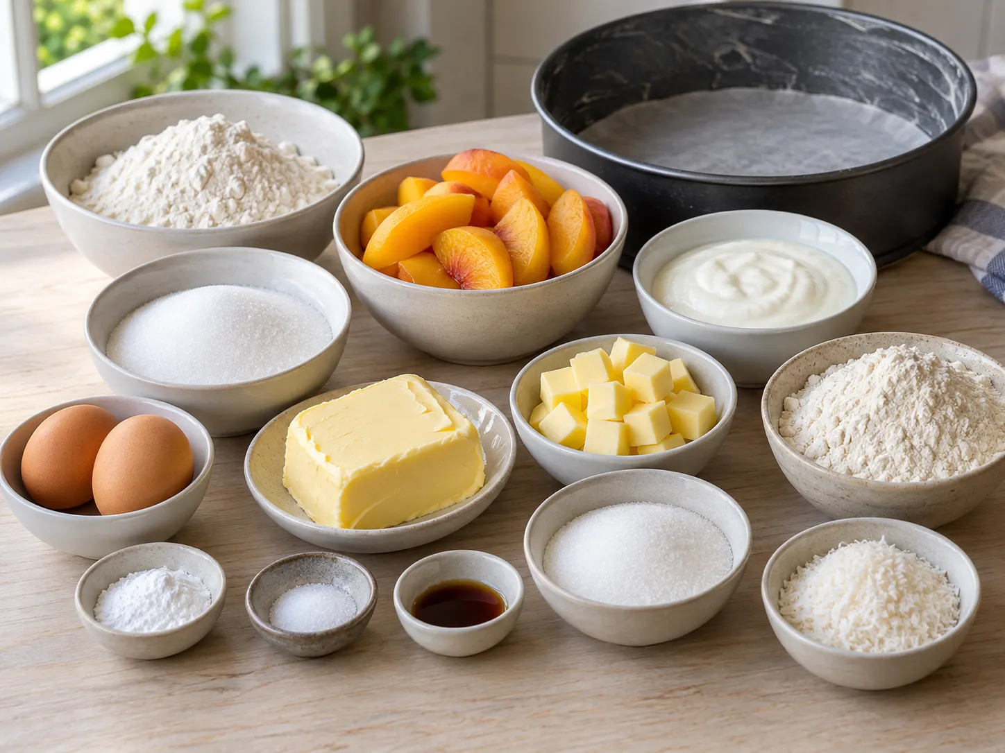 unsalted butter, softened, granulated sugar, large eggs, all-purpose wheat flour