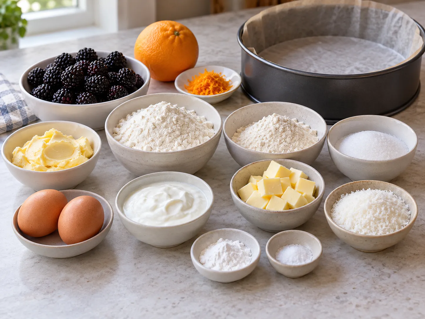 unsalted butter, softened, granulated sugar, large eggs, all-purpose wheat flour