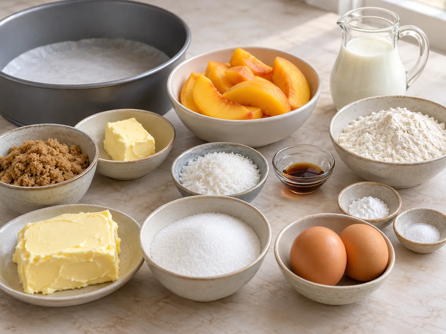 unsalted butter, softened, light brown sugar, unsalted butter, softened, granulated sugar