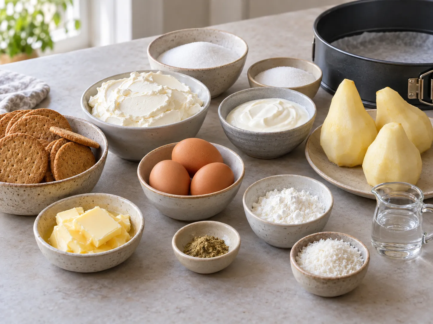plain butter biscuits, without filling, unsalted butter, softened, full-fat cream cheese, plain, gr