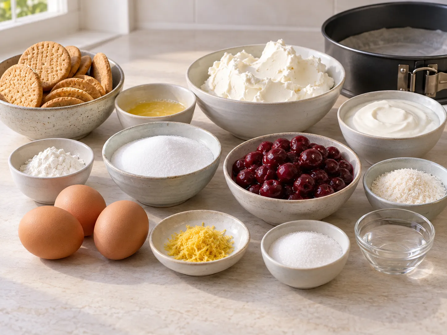 plain butter biscuits, without filling, unsalted butter, softened, full-fat cream cheese, plain, gr